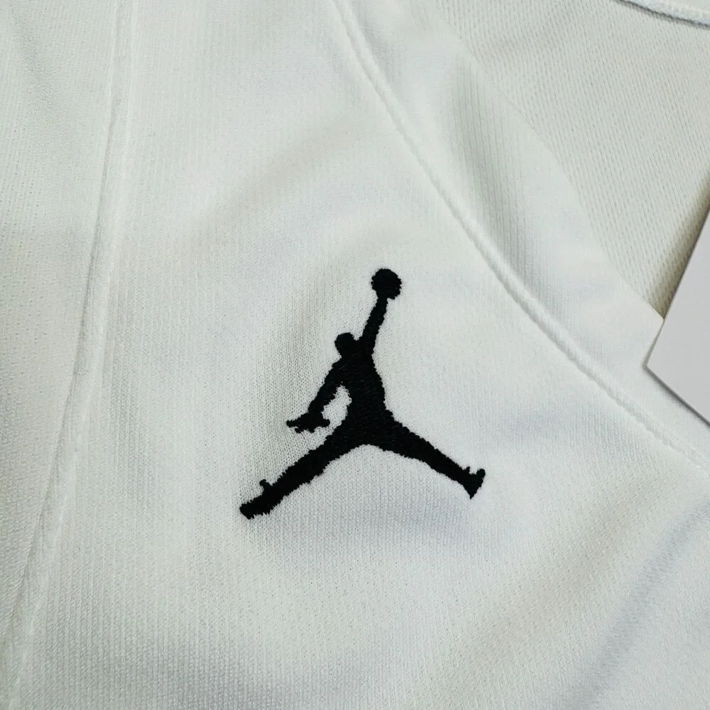 NEW Jordan Overtime Basketball Jersey White Black Mens Size 2XL FQ5296-106